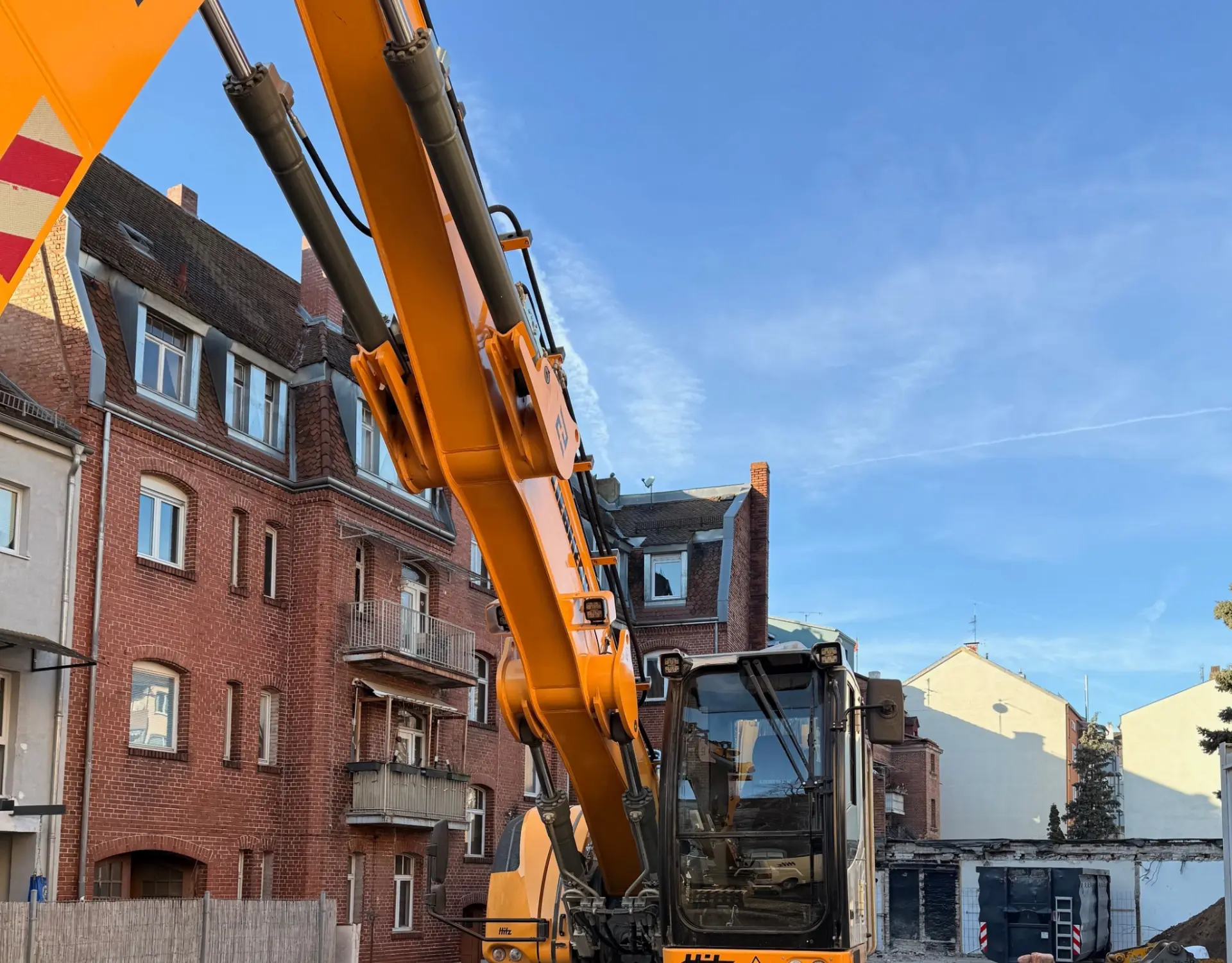 Abbrucharbeiten an der Schnieglinger Straße